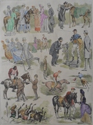 Sketches at the Polo Pony Races at Hurlingham 1883 - Image 1