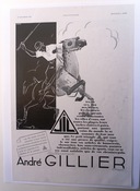 Andr Gillier 1930s Polo Advert SOLD