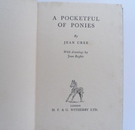 A Pocketful of Ponies - First Edition - Image 2